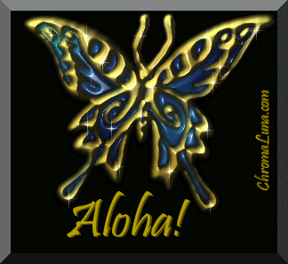 Another greetings image: (aloha_butterfly) for MySpace from ChromaLuna