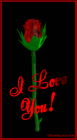 Another love image: (3d_i_love_you_rose) for MySpace from ChromaLuna