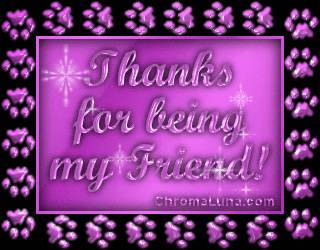 Another thankyou image: (Thanks_Friend-Paws_pink) for MySpace from ChromaLuna