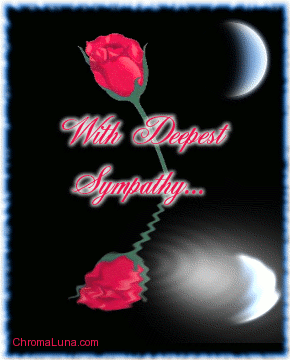 Another sympathy image: (sympathy_reflecting_rose) for MySpace from ChromaLuna