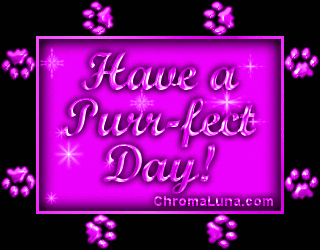 Another comments image: (Purrfect_Day_Pink) for MySpace from ChromaLuna