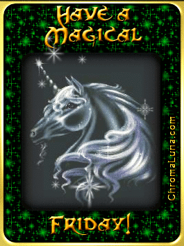 Another friday image: (Magical_Friday_Unicorn) for MySpace from ChromaLuna