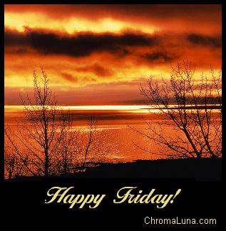 Another friday image: (happy_friday_sunset) for MySpace from ChromaLuna
