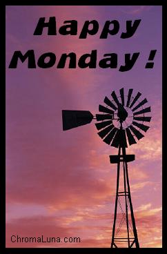 Another monday image: (happy_monday_windmill) for MySpace from ChromaLuna