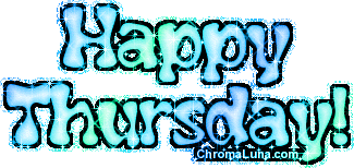 Another thursday image: (happy_thursday_blue) for MySpace from ChromaLuna