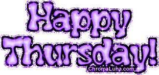 Another thursday image: (happy_thursday_purple) for MySpace from ChromaLuna