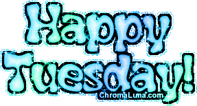 Another tuesday image: (happy_tuesday_blue) for MySpace from ChromaLuna