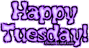 Another tuesday image: (happy_tuesday_purple) for MySpace from ChromaLuna