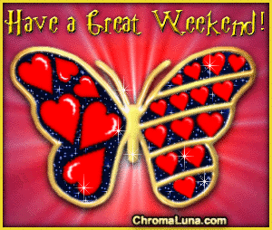 Another weekend image: (Butterfly_Heart_Weekend) for MySpace from ChromaLuna