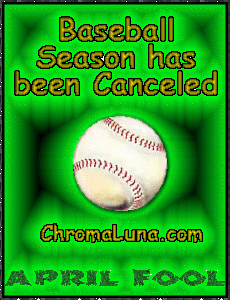 Another aprilfools image: (BaseballCanceled) for MySpace from ChromaLuna