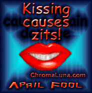 Another aprilfools image: (Kissing2) for MySpace from ChromaLuna