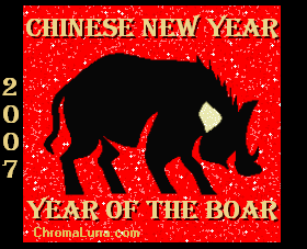 Another chinesenewyear image: (Boar) for MySpace from ChromaLuna