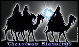 Another christmas image: (ChristmasBlessings) for MySpace from ChromaLuna