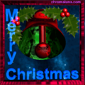 MySpace Merry Christmas Comment - Animated Christmas Bell