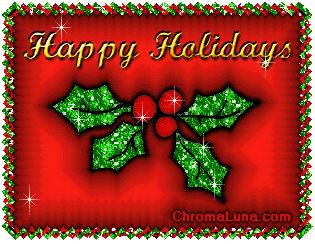 Another christmas image: (HappyHolidays10) for MySpace from ChromaLuna