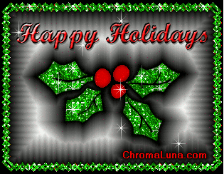 Another christmas image: (HappyHolidays9) for MySpace from ChromaLuna