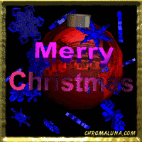Another christmas image: (xmasbulb3d-1) for MySpace from ChromaLuna