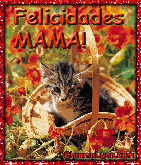 Another Spanish mothers day gifs image: (Felicidades_Mama_Kitten_temps) for MySpace from ChromaLuna