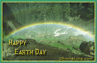 Another earthday image: (Rainbow) for MySpace from ChromaLuna