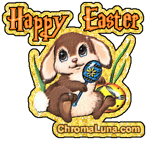 Another easter image: (HappyEasterBunny2) for MySpace from ChromaLuna