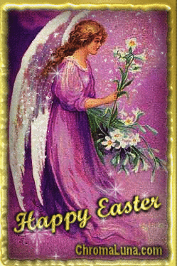 Another easter image: (Happy_Easter_Angel) for MySpace from ChromaLuna