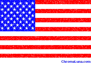 Another flagday image: (Flag-glitter) for MySpace from ChromaLuna
