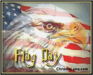 Another flagday image: (FlagDayEagle) for MySpace from ChromaLuna