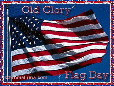 Another flagday image: (OldGlory) for MySpace from ChromaLuna