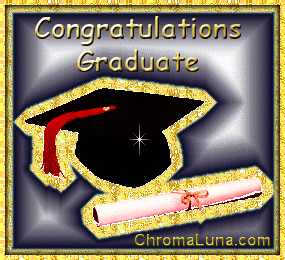 Another graduation image: (CapDiploma) for MySpace from ChromaLuna