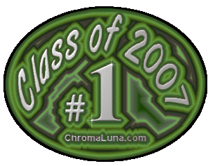 Another graduation image: (Class2007) for MySpace from ChromaLuna