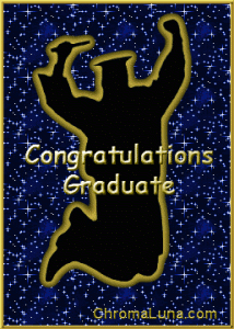 Another graduation image: (CongratulationsGrad) for MySpace from ChromaLuna