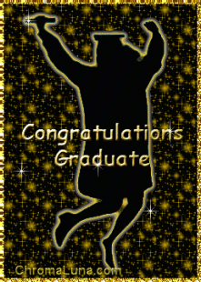 Another graduation image: (CongratulationsGrad2) for MySpace from ChromaLuna