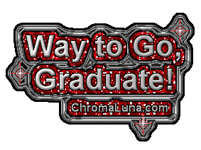 Another graduation image: (WayToGo) for MySpace from ChromaLuna