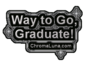 Another graduation image: (WayToGo2) for MySpace from ChromaLuna