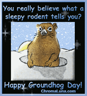 Another groundhog image: (GroundhogDay) for MySpace from ChromaLuna