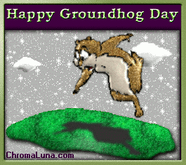Another groundhog image: (GroundhogDay2) for MySpace from ChromaLuna