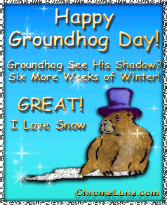 Another groundhog image: (GroundhogDay4) for MySpace from ChromaLuna