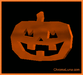 Another halloween image: (3d_jack_o_lantern) for MySpace from ChromaLuna