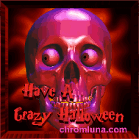 Another halloween image: (Crazy_Halloween_Skull) for MySpace from ChromaLuna