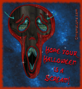 Another halloween image: (Halloween_Scream) for MySpace from ChromaLuna