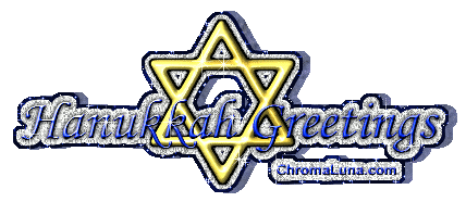 Another hanukkah image: (HanukkahGreetings) for MySpace from ChromaLuna
