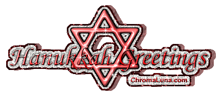 Another hanukkah image: (HanukkahGreetings3) for MySpace from ChromaLuna
