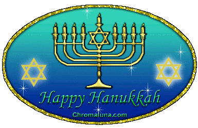Another hanukkah image: (HappyHanukkah) for MySpace from ChromaLuna