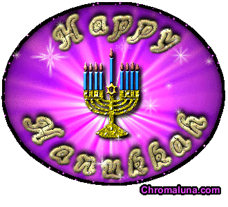 Another hanukkah image: (HappyHanukkah2) for MySpace from ChromaLuna