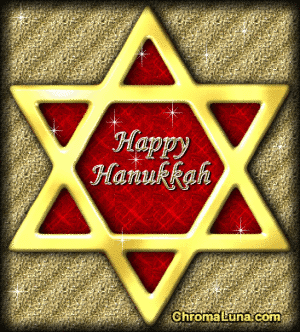 Another hanukkah image: (HappyHanukkah6) for MySpace from ChromaLuna