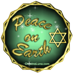 Another hanukkah image: (PeaceOnEarthH) for MySpace from ChromaLuna