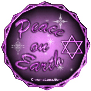 Another hanukkah image: (PeaceOnEarthH2) for MySpace from ChromaLuna