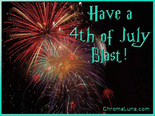 Another july4th image: (DoubleFireworks2) for MySpace from ChromaLuna