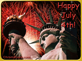 Another july4th image: (Happy4thStatueS) for MySpace from ChromaLuna
