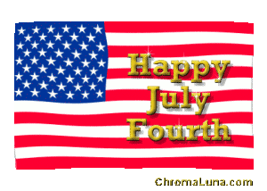Another july4th image: (HappyFourthFlag) for MySpace from ChromaLuna